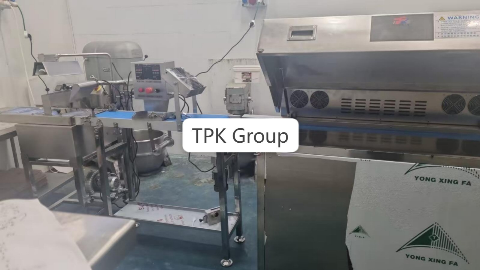 chocolate covering machine
