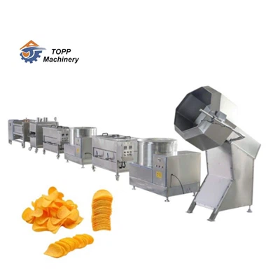 小さなポテトチップスの生産ライン